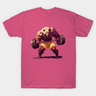 bear at gym T-Shirt